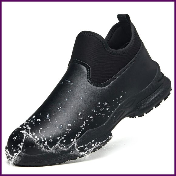Slip Resistant Work Shoes Waterproof Oil Resistant Chef Restaurant Hospital